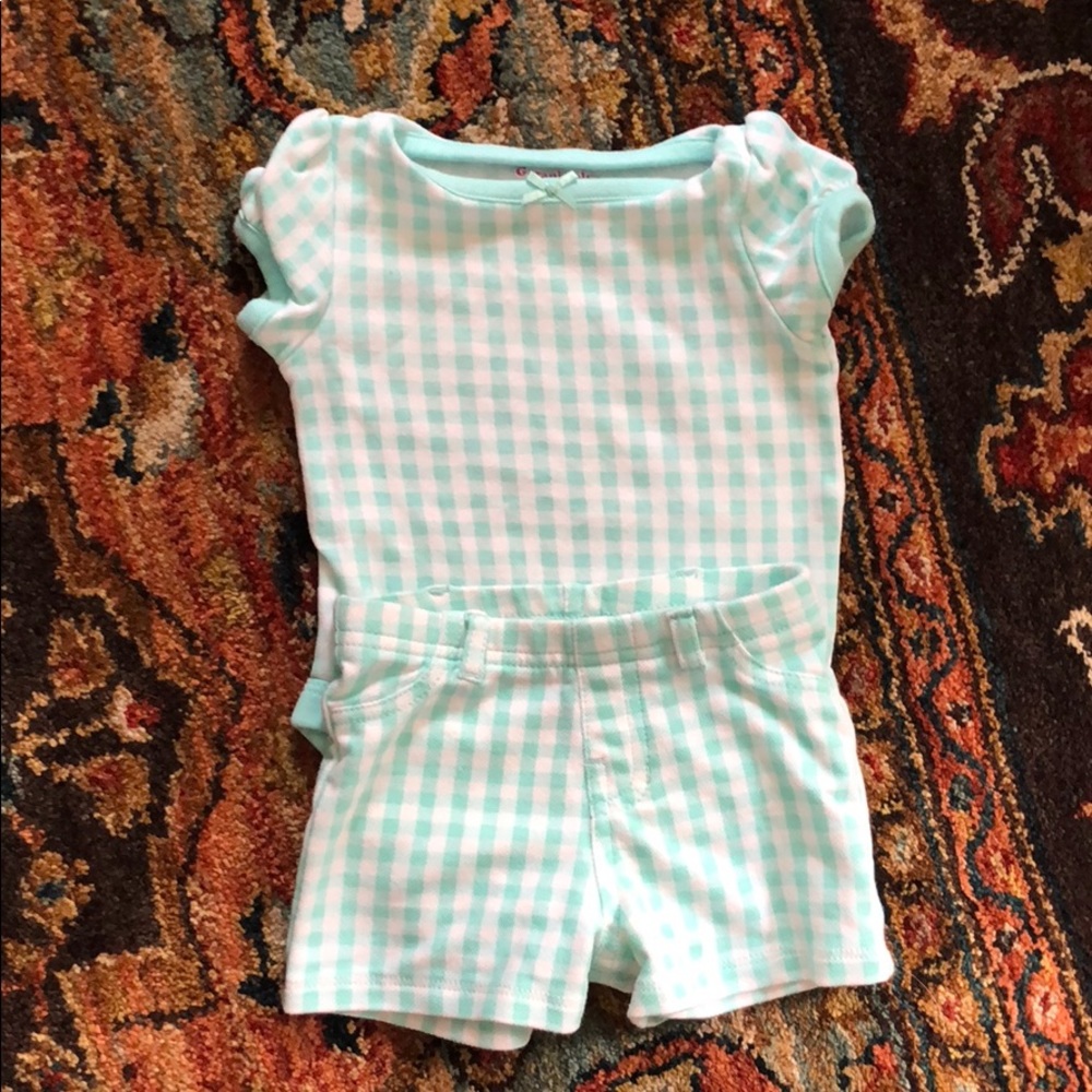Turquoise Outfit 0-3